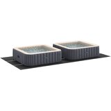  Podni sheet za bazen Crna 640 x 321 x 0,1 cm Neslojno platno | shoptok.hr
