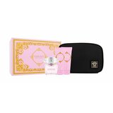 Versace bright crystal darilni set toaletna voda 90 ml + mleko za telo 100 ml + gel za prhanje 100 ml + kozmetična torbica za ženske | Shoptok.si