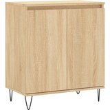 vidaXL Komoda dimljeni hrast 60x35x70 cm inženirski les | Shoptok.si