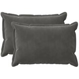  Jastuk s jastukom HOUTEN 2 kom. Tamnosiva Baršun - Tamnosiva 40 x 60 cm 2 | shoptok.hr
