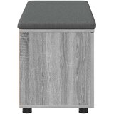  Klupa za hodnik s jastukom Sivi Sonoma 100 x 38 x 46 cm | Eponuda.com