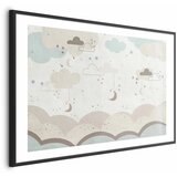  Plakat - Fairytale Night 90x60 Crni okvir s margom | shoptok.hr