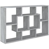 vidaXL Stenska polica siva sonoma 85x16x52,5 cm konstruiran les, (20765284) Cene