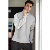 Dewberry 18701 Turtleneck Mens Knitwear-GREY | shoptok.hr