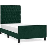  Okvir za krevet bez madraca tamnozeleni 100x200 cm baršunasti | shoptok.hr