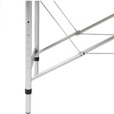 vidaXL sklopivi masažni stol s aluminijskim okvirom, 4 zone, crni | shoptok.hr