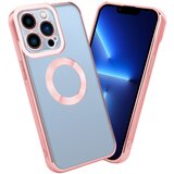 Cadorabo Ohišje, združljiv z Apple v prozorni - roza - zaščitni pokrov, narejen iz fleksibilnega silikona TPU s kromiranjem, (20603133) Cene