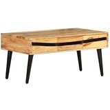 vidaXL Stolić za kavu 88 x 50 x 42 cm od masivnog bagremovog drva | shoptok.hr