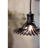 Markslöjd Črna viseča svetilka s steklenim senčilom ø 22 cm Novia – | Shoptok.si