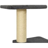  Penjalica za mačke sa stupovima za grebanje tamnosiva 118,5 cm | shoptok.hr