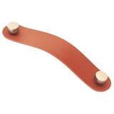  Pohištveni ročaj (2 kos, Vrsta pohištvenega ročaja: Obešalnik, Usnje, Rjava, Dolžina: 170 mm) | Shoptok.si