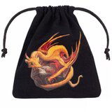Other dragon black & adorable dice bag Cene