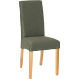 CARRYHOME stol, les, tekstil zelena, barve bukve | Shoptok.si