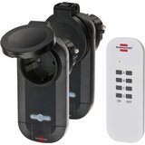 Brennenstuhl RC CE1 0201 1507030 brezžični set vtičnic 3-delni na prostem 1000 W, (20448314) | Shoptok.si