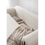 ELTAP Sklopiva/s prostorom za odlaganje sofa od bouclé tkanine boje slonovače 244 cm Arcadova – | shoptok.hr