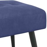  Klupa s gumbastim tkanjem Policijska plava 110 x 40 x 46 cm | shoptok.hr