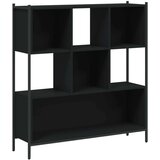  Regal za knjige crni 102x28x172 cm od konstruiranog drva | shoptok.hr
