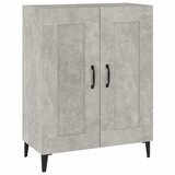  Komoda siva boja betona 69,5 x 34 x 90 cm od konstruiranog drva | shoptok.hr