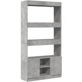 Maison Chic Visoka omara - Komoda - Predalnik betonsko siva 92x33x180 cm inženirski les, (21719889) Cene