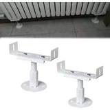 2x nastavljiva talna nosilca za radiator