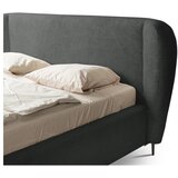 Makamii Tamno sivi tapecirani bračni krevet s podnicom 180x200 cm Makana – | shoptok.hr