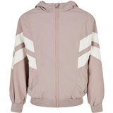 Urban Classics Girls' Crinkle Batwing jacket dukrose/whitesand | Shoptok.si