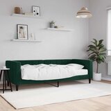  Dnevni krevet s madracem tamnozeleni 80 x 200 cm baršunasti | shoptok.hr