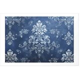  Plakat - Retro Ornament in Worn Blues 30x21 Bez okvira s margom | shoptok.hr
