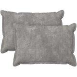  Jastuk s jastukom HOUTEN 2 kom. Svjetlosiva Mikrofibra Flis - Svjetlosiva 30 x 50 cm 2 | shoptok.hr