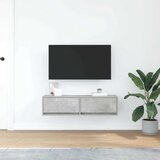 TV ormar Zidne Beton siva 100 x 31 x 25,5 cm Konstruirano drvo | shoptok.hr