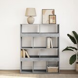  Regal za knjige boja betona 100x33x125,5 cm konstruirano drvo | Eponuda.com