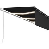  Automatska tenda s roletom i senzorom LED 6 x 3 m antracit | shoptok.hr