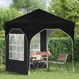  Rastezljivi šator za zabave 192 x 192 x 245 cm Crna | shoptok.hr