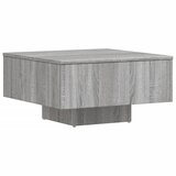 Maison Chic Klubska mizica - kavna mizica - Nizka mizica siva sonoma 60x60x31,5 cm konstruiran les, (21753247) | Shoptok.si