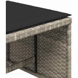  Vrtni taburei s jastucima 4 kom 41x41x36 cm od poliratana | shoptok.hr