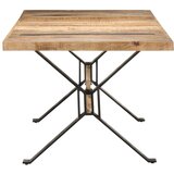  Blagovaonski stol 180 x 90 x 76 cm od grubog drva manga | shoptok.hr