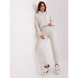 Fashion Hunters Light grey basic tracksuit with sweatshirt | shoptok.hr