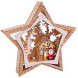 Casa Selección Smeđi svjetlosni ukras s božićnim motivom Noel – | shoptok.hr