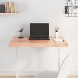 Stolna ploča svjetlosmeđa 80x60x(2-6) cm obrađena hrastovina | shoptok.hr