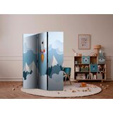 Artgeist PARAVAN 135/172/3 cm bela, svetlo modra | Shoptok.si