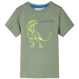  Dječja majica kratkih rukava svijetla kaki 116 | Eponuda.com