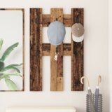 vidaXL Vješalica za kapute na zidu Staro drvo 65 x 3 x 100 cm | shoptok.hr