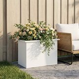  Vrtna posuda za sadnju s LED svjetlom Bijela 40 x 60 x 40 cm | shoptok.hr