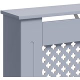  Pokrov za radijator antracit 112 x 19 x 81,5 cm MDF | shoptok.hr