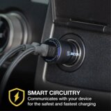 Scosche , PowerVolt PD60, auto punjač, dual port 60W USB-C, PPS | shoptok.hr