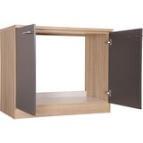 RESPEKTA Spodnja Omarica Za Korito Merle, Barva Hrasta, Siva | Shoptok.si