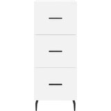 vidaXL Komoda bijela 34 5 x 34 x 90 cm od konstruiranog drva | shoptok.hr