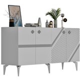 Hanah home iris - white, silver whitesilver console | ePonuda.com