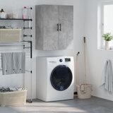 The Living Store Stenska omarica betonsko siva 69,5x34x90 cm - Stenska Omarica, (21430235) Cene