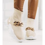 Gemre Beige high-top sneakers Hurtado | Shoptok.si